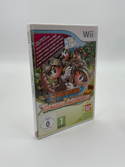 Family Trainer Treasure Adventure Nintendo Wii bon état complet en boîte